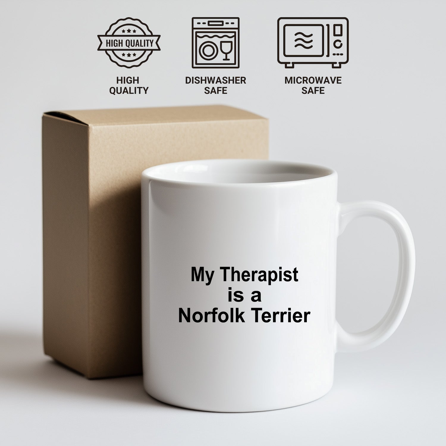 Hilarious Norfolk Therapist Ceramic Mug Brightens Mornings
