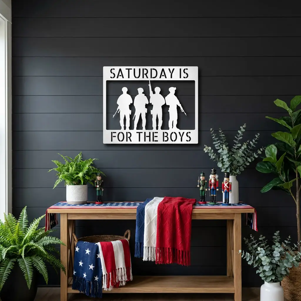 Soldier Custom Name Metal Sign Wall Art