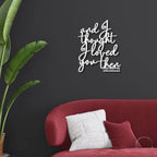 Ever Growing Love Custom Indoor Outdoor Steel Wall Sign