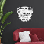Classic Pickup Truck Personalized Steel Wall Sign
