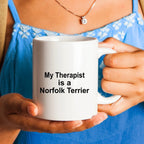 Hilarious Norfolk Therapist Ceramic Mug Brightens Mornings