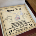 Gift for Mama-to-be Adorable Baby Feet Necklace
