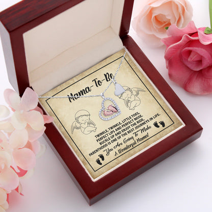 Gift for Mama-to-be Adorable Baby Feet Necklace - Mallard Moon Gift Shop