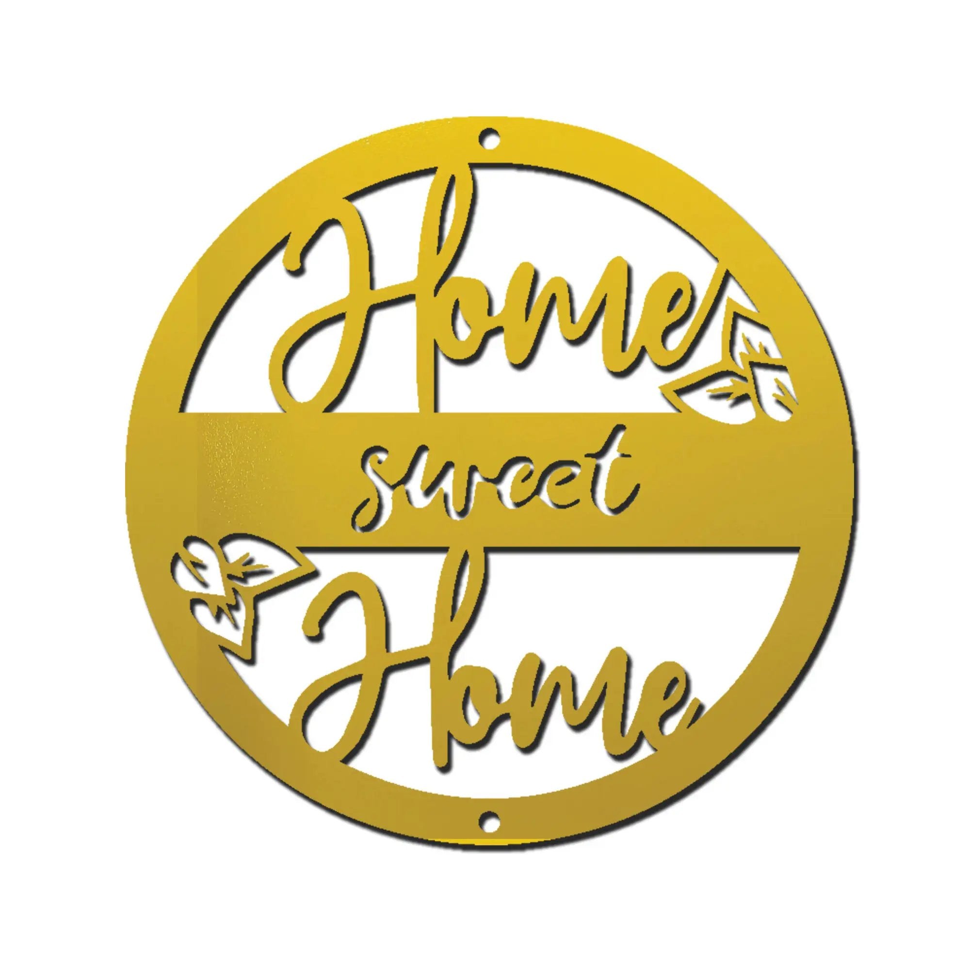 Home Sweet Home Metal Wall Art – Farmhouse & Rustic Decor