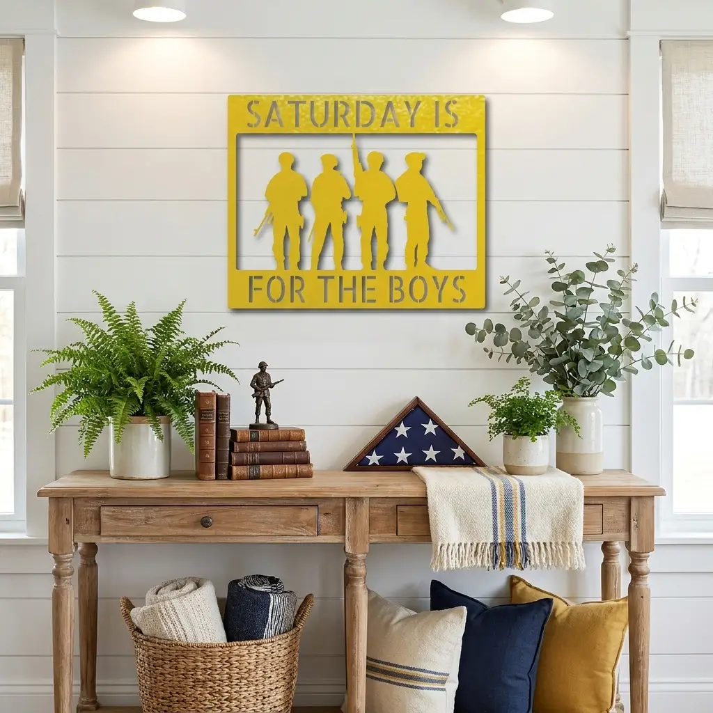 Soldier Custom Name Metal Sign Wall Art