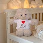You and Me - Plush Lamb, Panda, or Teddy Bear with Tee Shirt Romantic Gift for Sweetheart