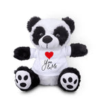 You and Me - Plush Lamb, Panda, or Teddy Bear with Tee Shirt Romantic Gift for Sweetheart