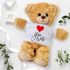 You and Me - Plush Lamb, Panda, or Teddy Bear with Tee Shirt Romantic Gift for Sweetheart