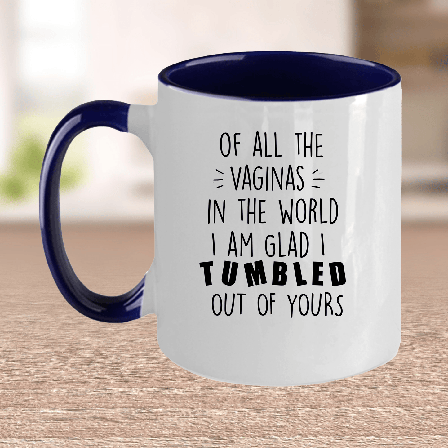 Rudely Funny Personalized Mother's Day Gift from Daughter or Son of All the Vaginas - Mallard Moon Gift Shop