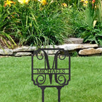 Vine Custom Name Initial Address Garden Lawn Yard Steel Stake Sign