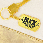 Buck You Military Style Dog Tag Funny Gift for Hunter
