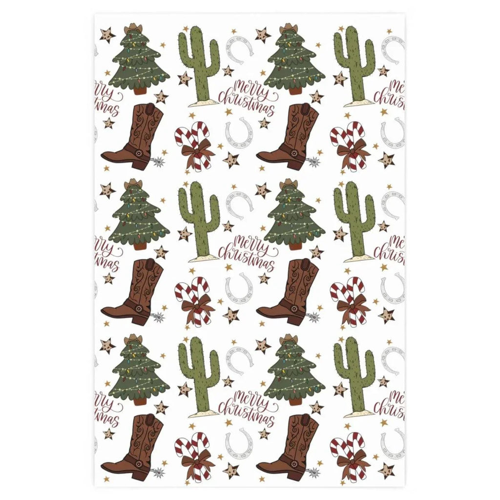 Cowboy Christmas Wrapping Paper