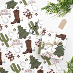 Cowboy Christmas Wrapping Paper