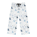 Men's Holiday Blue Christmas Pajama Pants (AOP)