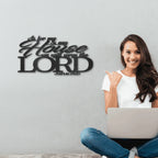 Joshua 24.15 Bible Quote Steel Wall Sign