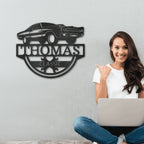 Timeless Car Custom Name Metal Wall Art