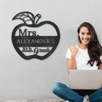 Teacher Appreciation Personalized Classroom Metal Art Wall Sign