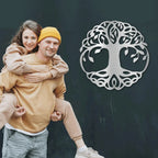 Classic Tree of Life Indoor Outdoor Steel Wall Sign