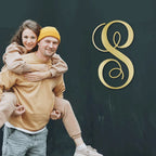 Fancy Initial Custom Monogram Metal Wall Art