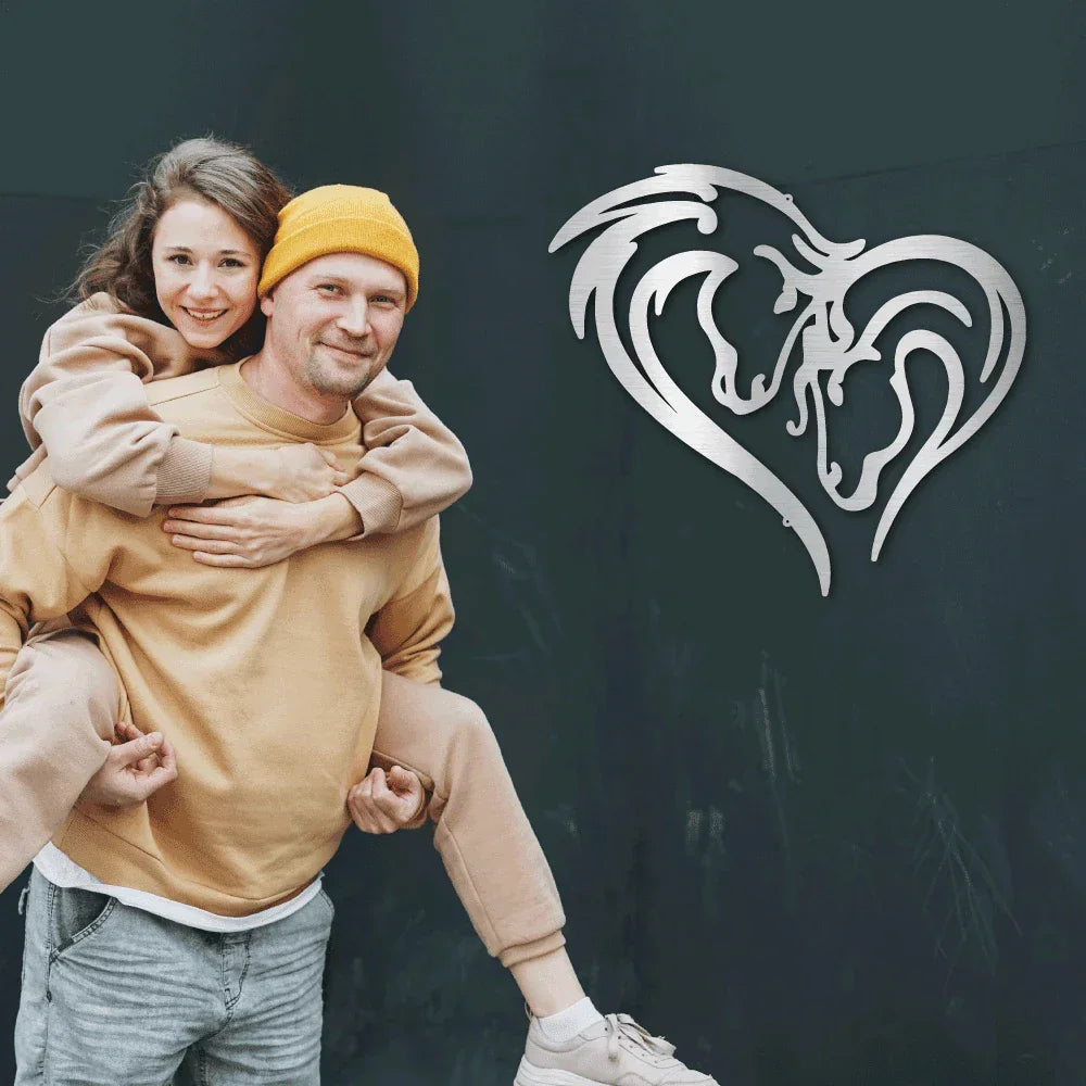 Horse Love Steel Wall Sign