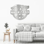Timeless Car Custom Name Metal Wall Art
