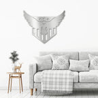 Swooping Eagle Patriotic Indoor Outdoor Steel Wall Sign