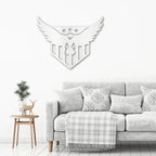 Swooping Eagle Patriotic Indoor Outdoor Steel Wall Sign