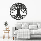 Classic Tree of Life Indoor Outdoor Steel Wall Sign