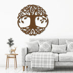 Classic Tree of Life Indoor Outdoor Steel Wall Sign