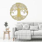 Classic Tree of Life Indoor Outdoor Steel Wall Sign