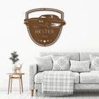 Classic Car Restoration Master Custom Name Indoor Outdoor Steel Wall Sign