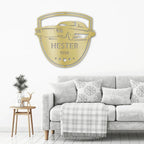 Classic Car Restoration Master Custom Name Indoor Outdoor Steel Wall Sign