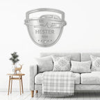 Classic Car Restoration Master Custom Name Indoor Outdoor Steel Wall Sign