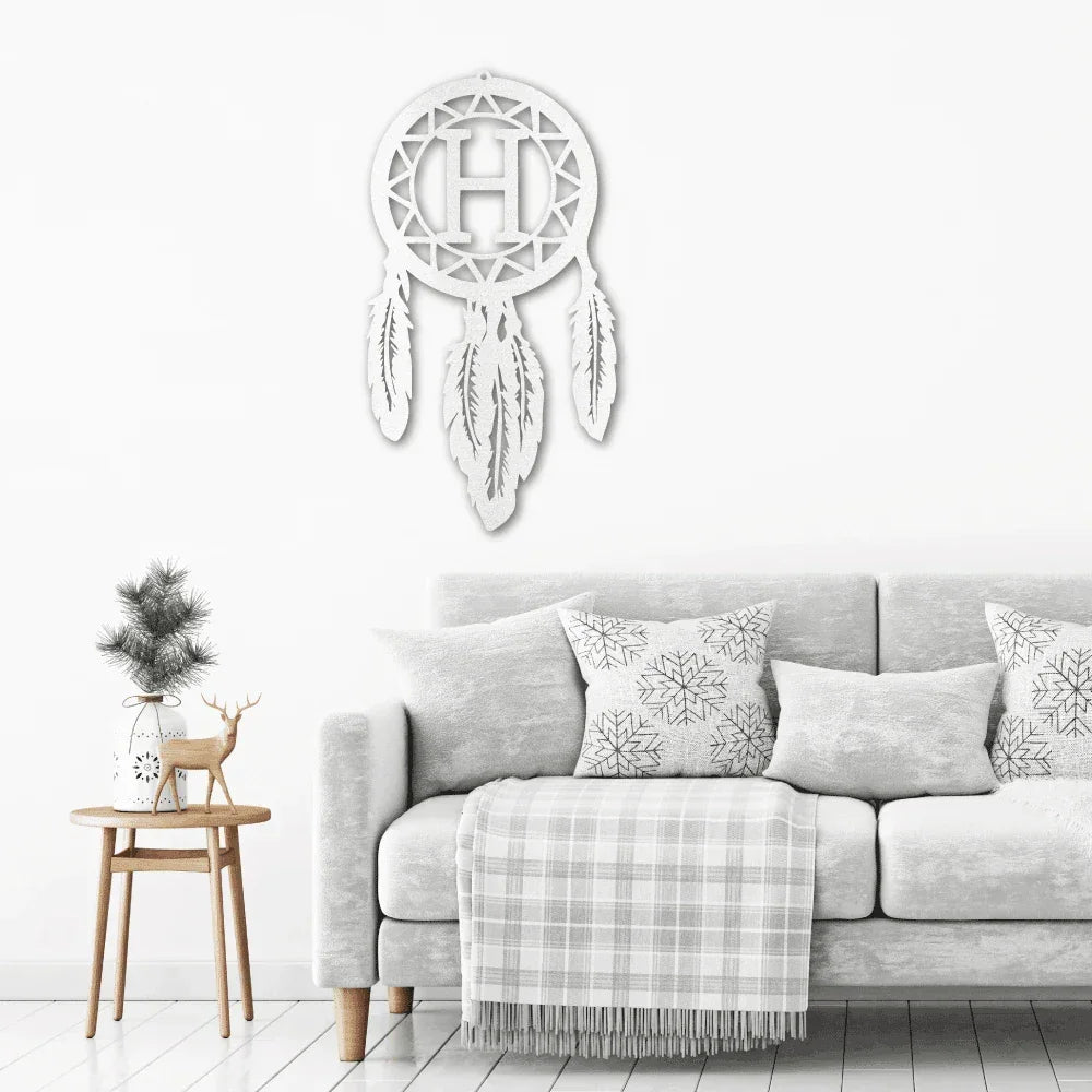 Dream Catcher Personalized Metal Art Wall Sign