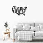 USA Home Indoor Outdoor Steel Wall Sign