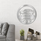 Classic Sports Car Personalized Garage Workshop Man Cave Steel Wall Sign
