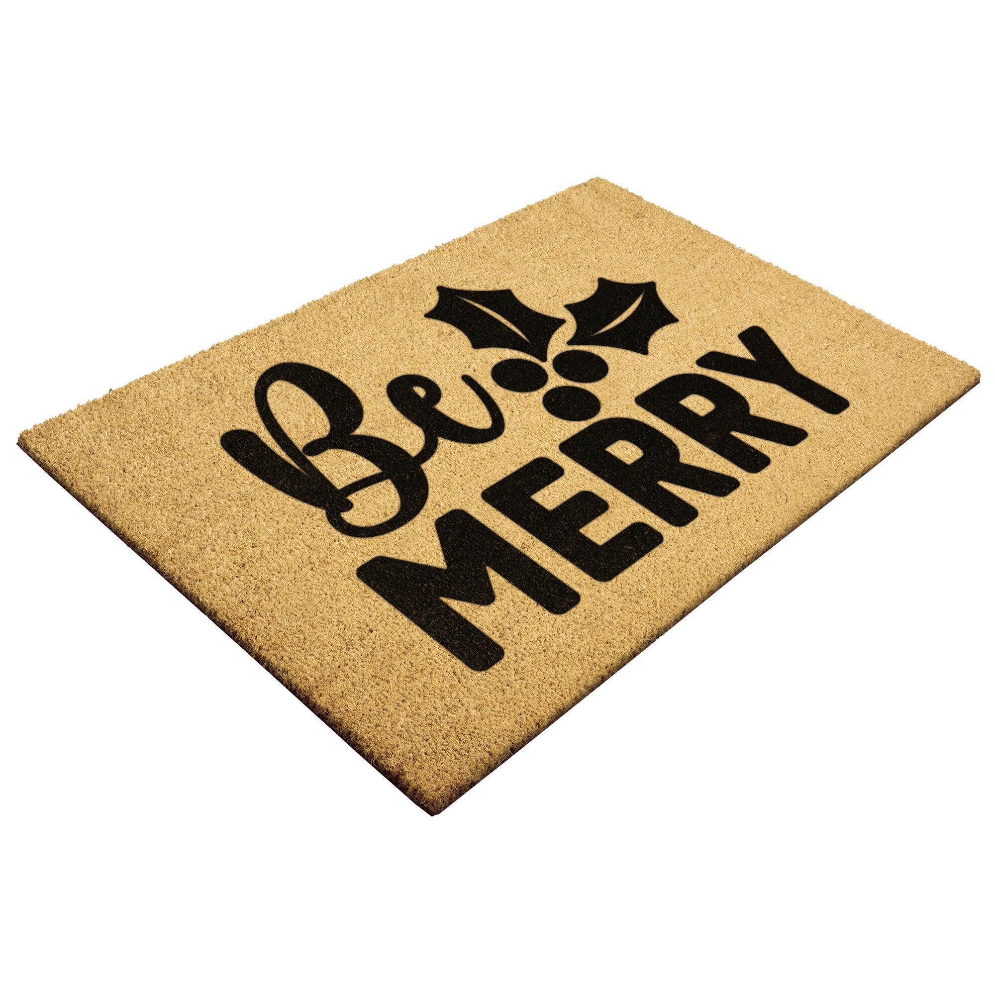Be Merry Outdoor Mat - Mallard Moon Gift Shop