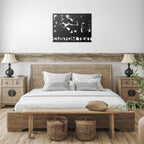 Bear and Eagle Custom Metal Wall Art