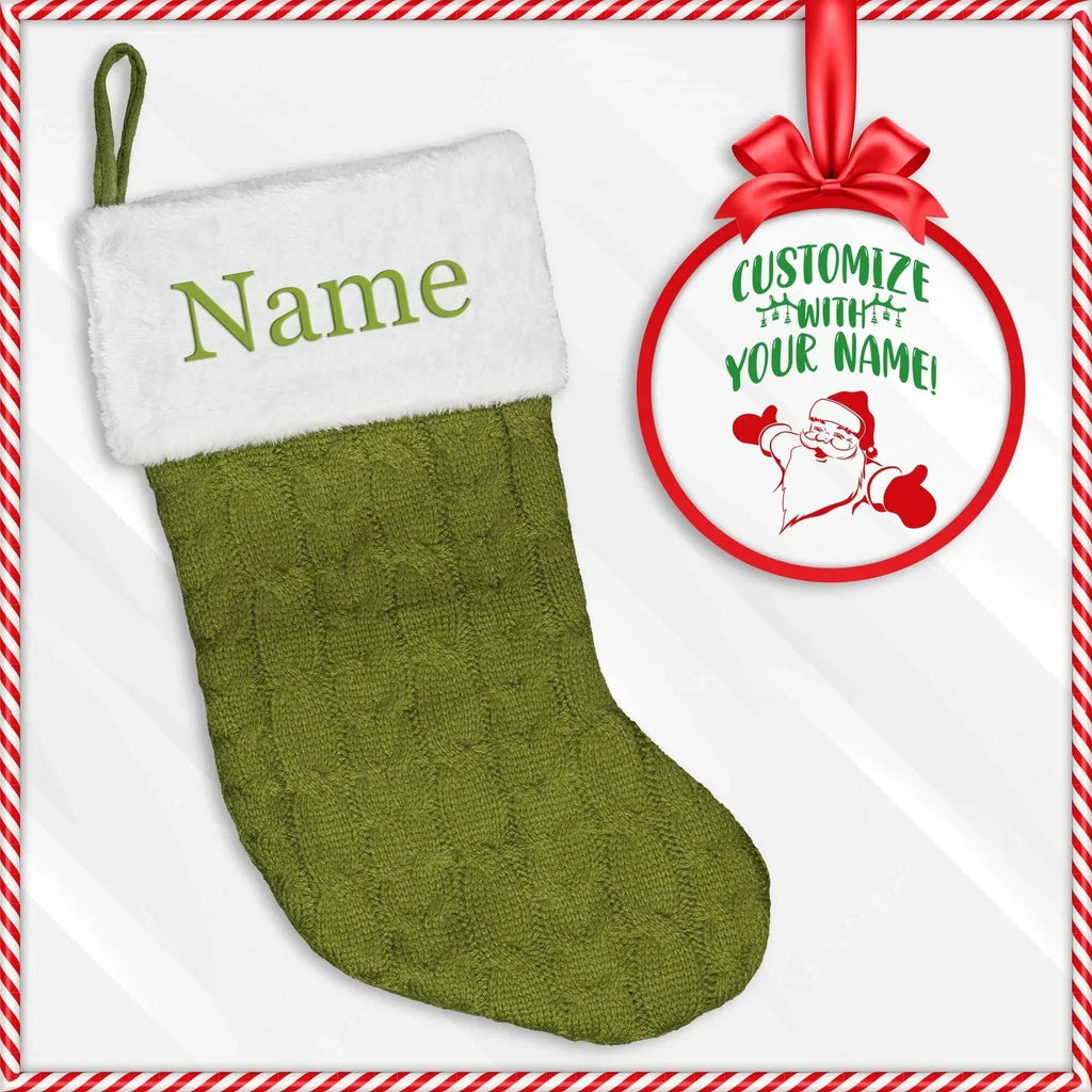Custom Embroidered Christmas Stocking