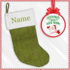 Custom Embroidered Christmas Stocking