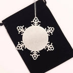 Daughter In Law Long Distance Relationship Gifts, No matter the miles that separate us, Cute Love Snowflake Ornament For Daughter In Law, Birthday Christmas Unique Gifts For Daughter In Law