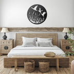 Ducks in Flight Metal Wall Art