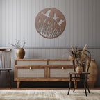 Ducks in Flight Metal Wall Art