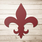 Fleur de Lis Metal Art Wall Sign