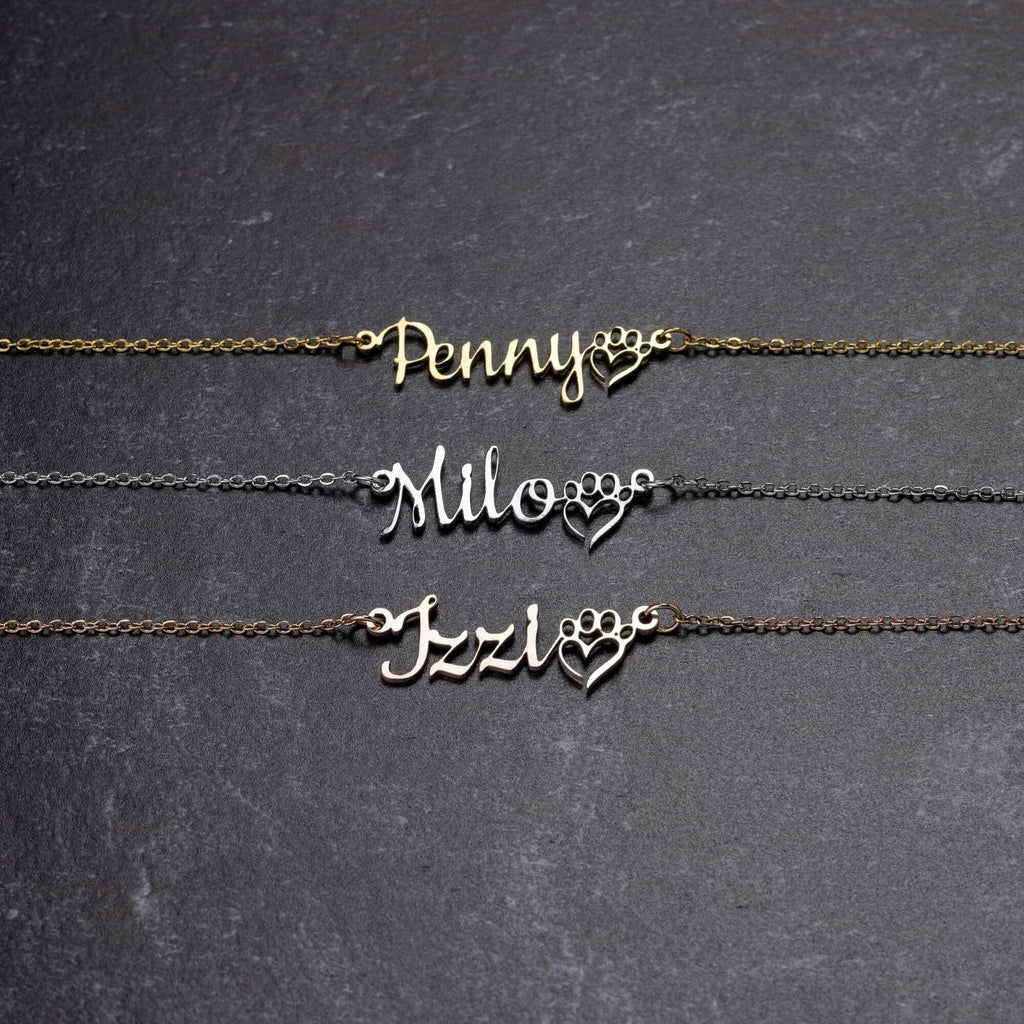 Gift for Dog Mom Personalized Necklace