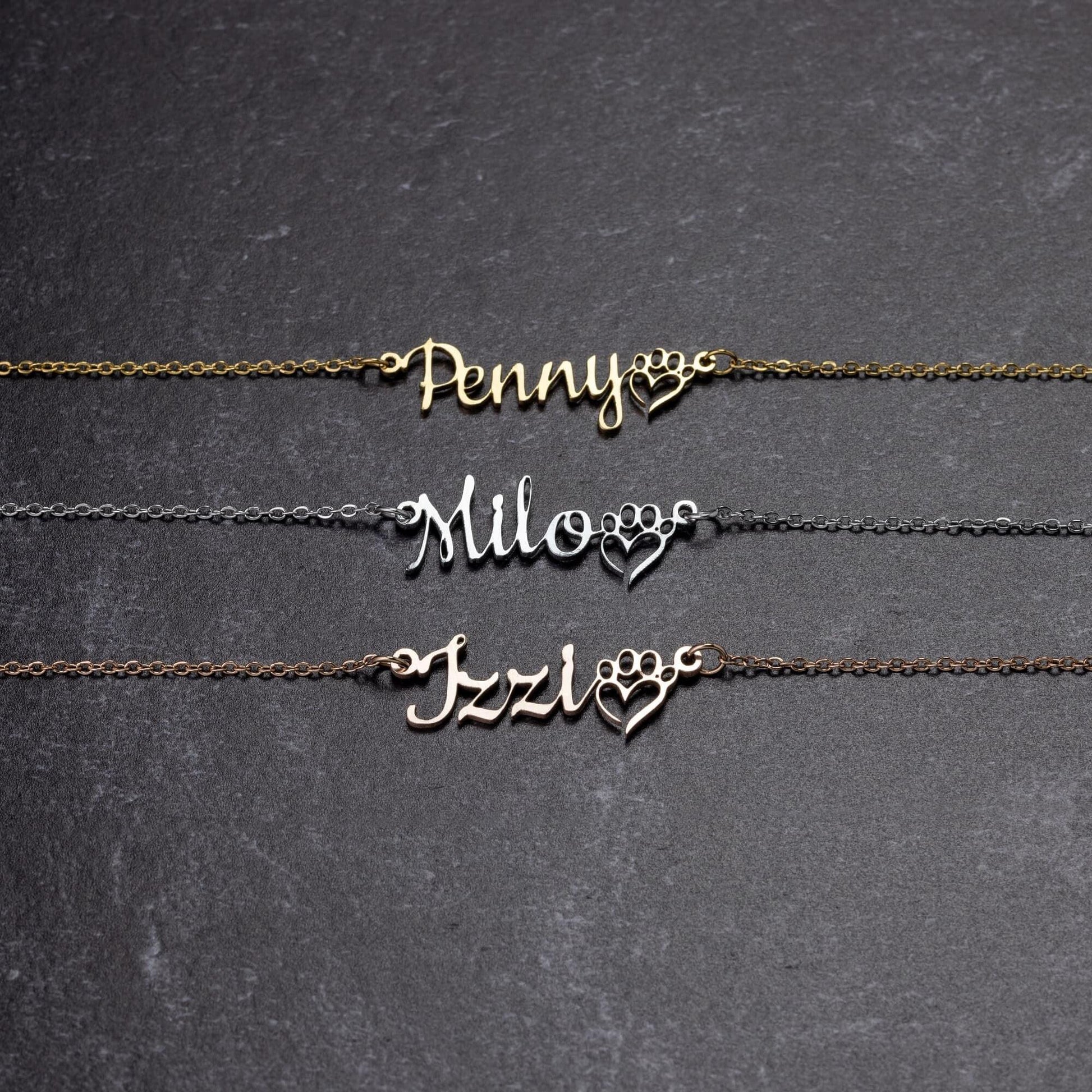 Gift for Dog Mom Personalized Necklace - Mallard Moon Gift Shop