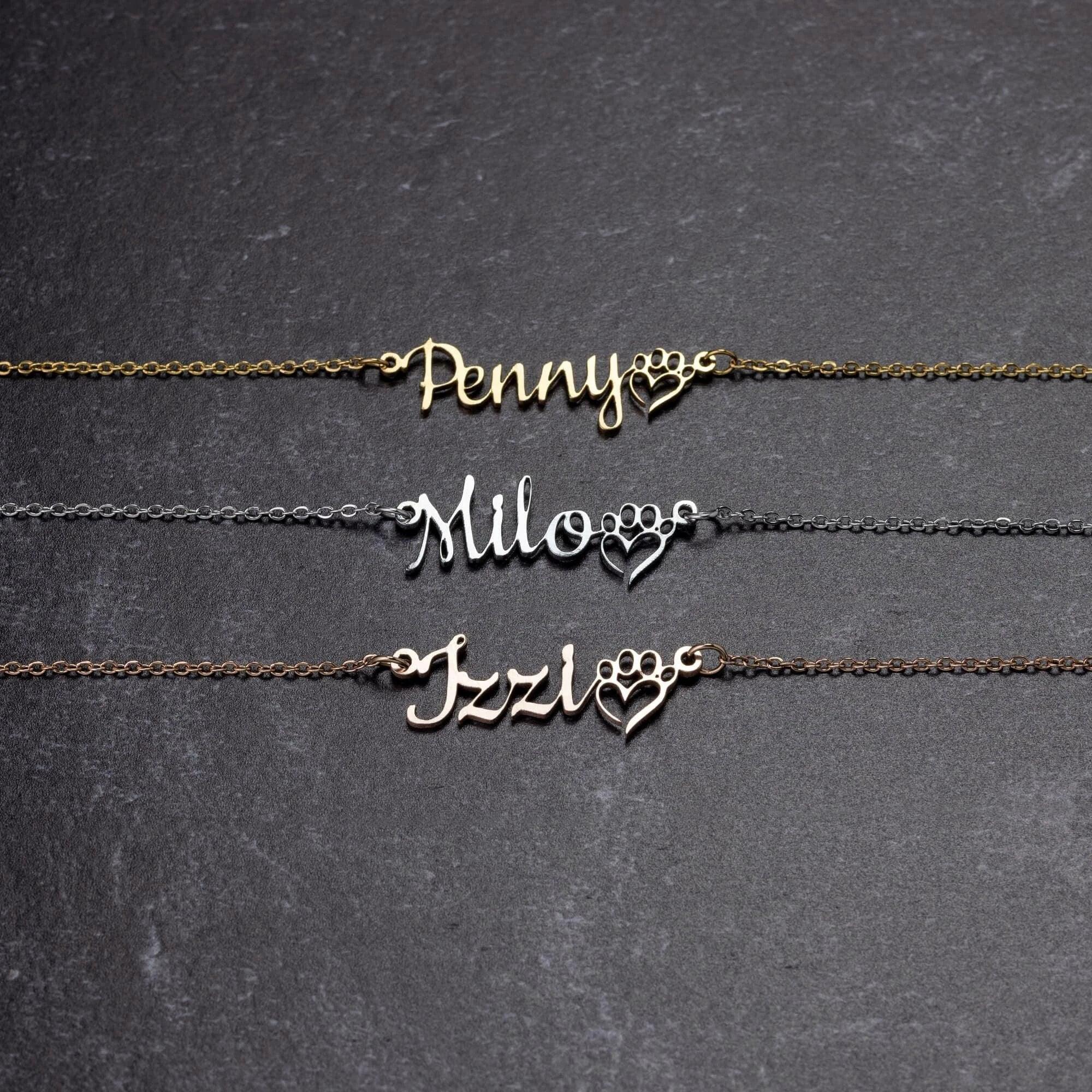Gift for Dog Mom Personalized Necklace