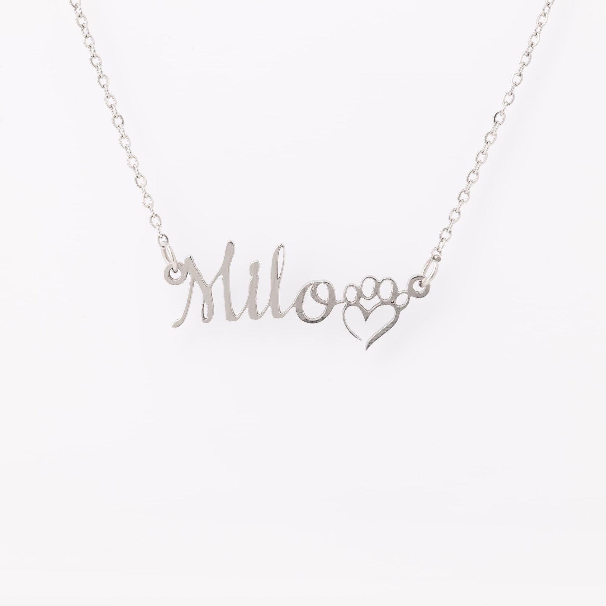 Gift for Dog Mom Personalized Necklace - Mallard Moon Gift Shop