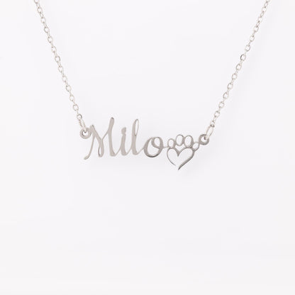 Gift for Dog Mom Personalized Necklace - Mallard Moon Gift Shop