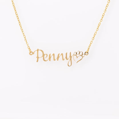 Gift for Dog Mom Personalized Necklace - Mallard Moon Gift Shop